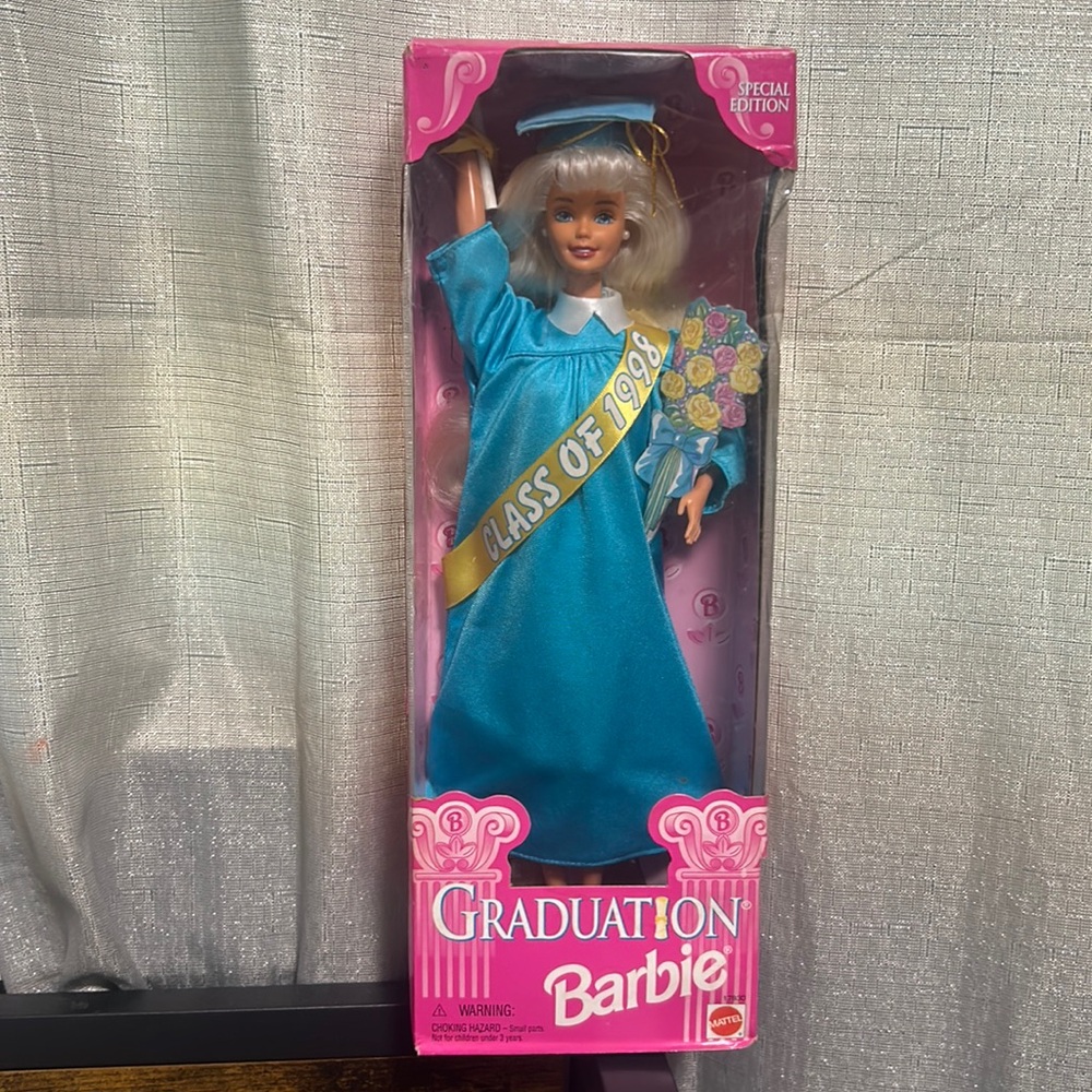Graduation Barbie Doll Class of 1998 Special Ed Mattel Vintage 1998 1783…